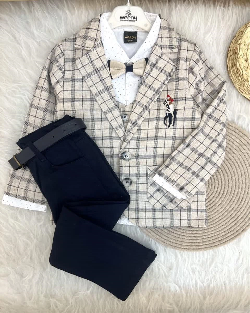 شش تیکه جلیقه کت استردار  شلوار کتان کمربند پیراهن کروات   ترک 5-8سال کد 10341 98cf9388-9c95-4b3d-8bd3-e22b20891c74.jpg