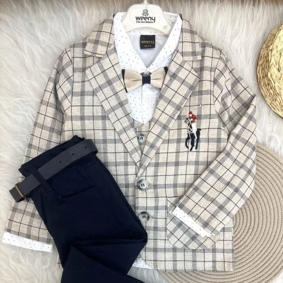 شش تیکه جلیقه کت استردار  شلوار کتان کمربند پیراهن کروات   ترک 5-8سال کد 10341 a5db7abb-093a-46c5-8407-514023847c79.jpg