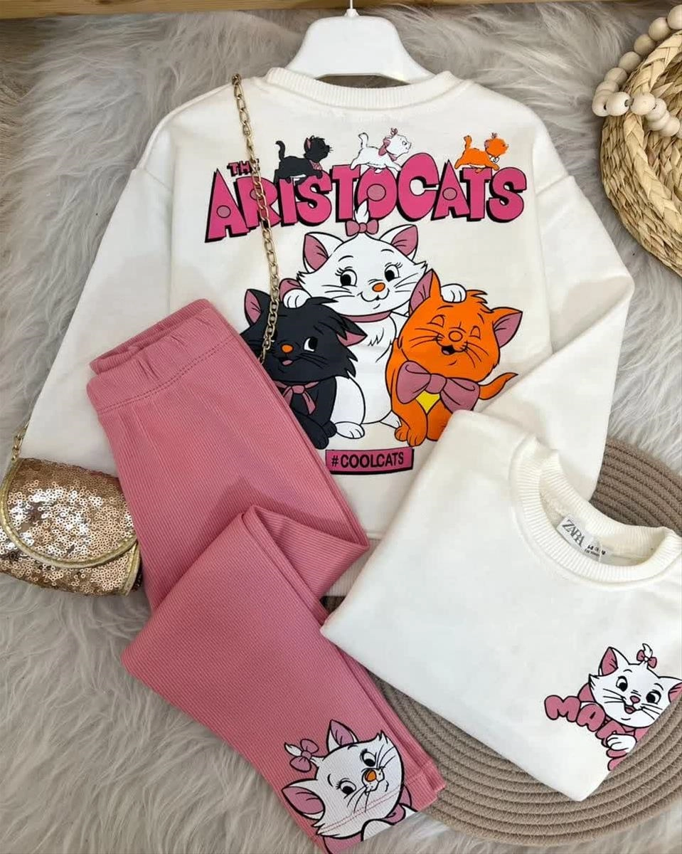 دورس سه نخ و شلوار کبریتی پشت و رو طرحدار گربه اشرافی زارا ترک کد  6168 ad288a88-fbb5-47d7-8315-858e06925d2d.jpg