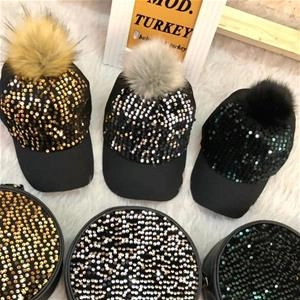 کلاه نقابدار پولکی دخترانه کد 1008