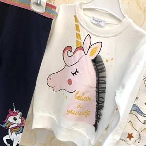 بلوز تک شاخ دخترانه ترک کد 1360