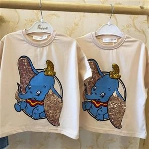 تیشرت پولکی فیل زارا دخترانه کد 3141