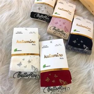 جوراب شلواری طرح پروانه دخترانه ترک کد 3197