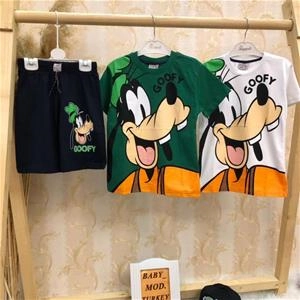 دو تیکه تیشرت شلوارک Goofy پسرانه ترک کد 2880