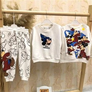 دو تیکه بلوز شلوار دورس میکی مارک زارا ترک کد 2214