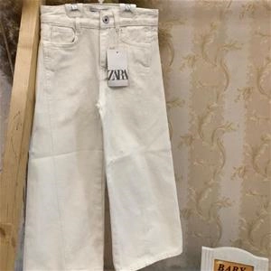 شلوار بگ سفید مارک زارا دخترانه ترک کد 3614