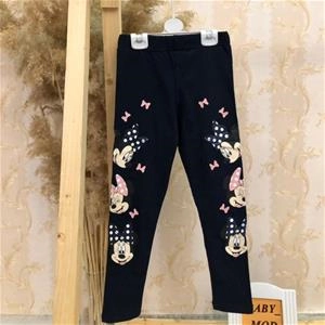 شلوار نخ پنبه میکی دخترانه ترک کد 2302