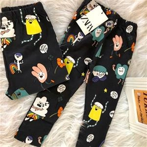 شلوار کارتونی مارک زارا دخترانه ترک کد 3233