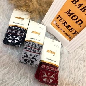 جوراب شلواری نخ پنبه دخترانه ترک کد 1396