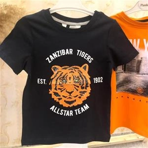 تیشرت پولکی طرح ببر پسرانه ترک کد 1077