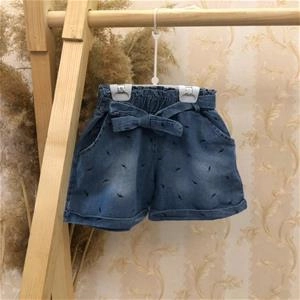 شلوارک کاغذی جین خترانه ترک کد 3336