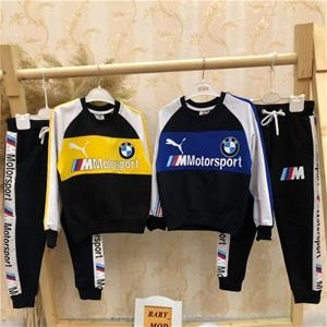 دو تیکه بلوز شلوار طرح bmw پسرانه ترک کد 2218