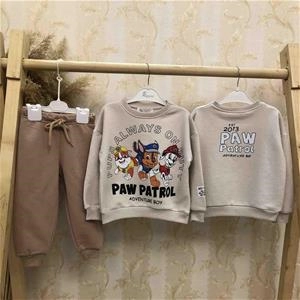 ست پاپاترول کرمی مارک زارا ترک کد3792 ست پاپاترول کرمی مارک زارا ترک کد3792