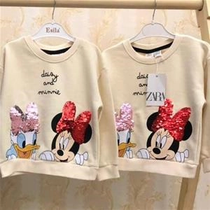 بلوز دورس ضخیم پولکی مارک زارا دخترانه ترک کد 2054
