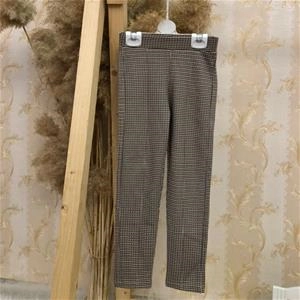 شلوار نخ پنبه چهارخونه دخترانه ترک کد 1383