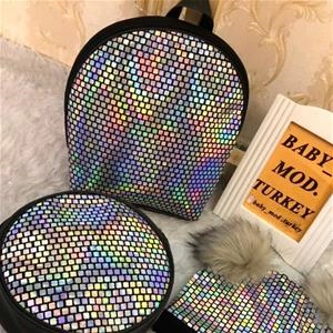 کوله پولکی اینه ای دخترانه کد 1554