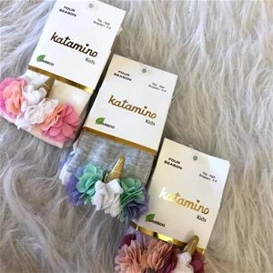 جوراب شلواری تک شاخ رنگارنگ دخترانه ترک کد 3019