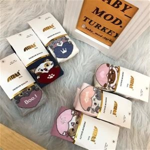 جوراب شلواری طرح قلب گربه دخترانه ترک کد 2661