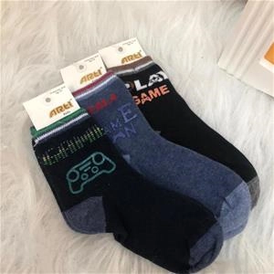 جوراب نخ پنبه پسرانه ترک کد 2636