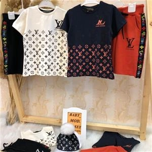 دو تیکه تیشرت شلوارک ال وی ترک کد 2990