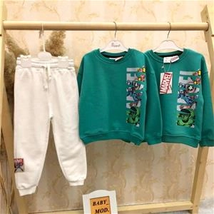 بلوز  شلوار ضخیم مارک زارا پسرانه ترک کد 2071