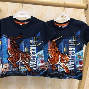 تیشرت شیر و  برج پسرانه ترک کد 3166