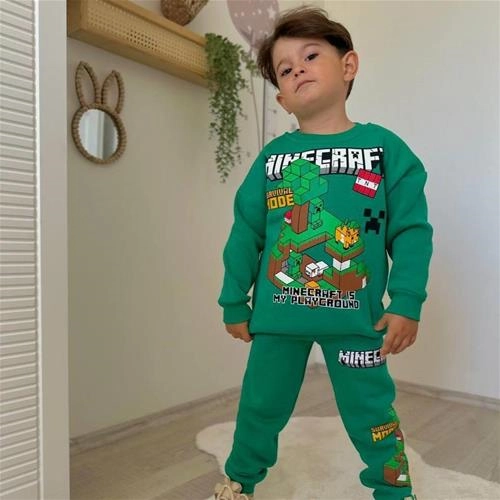 دوتیکه جدید ماینکرافت ترک کرکدار 3-10سال کد 6172