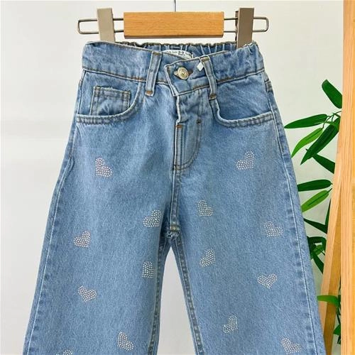 شلوار بگی قلبی ترک 2-8سال زارا ترک کد 6255