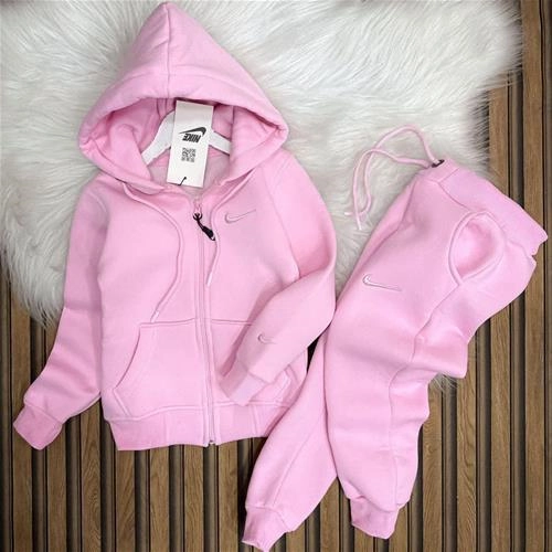 تکرار دوتیکه کرکدار ضخیم درجه یک  سوییشرت شلوار نایکی ترک 2-16سال کد10164