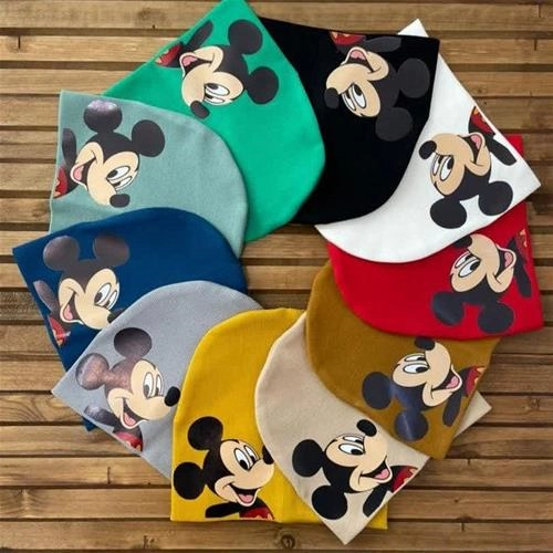 کلاه کبریتی میکی فری سایز کشی 2-8سال  کد 1111