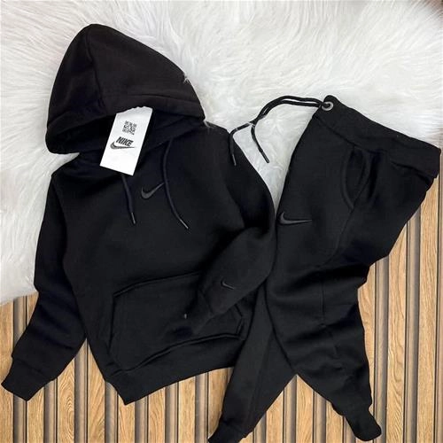 دوتیکه هودی شلوار  کرکدار نایکی ترک 2-16سال کد 10228