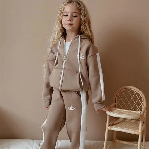 دوتیکه کرکدار سویشرت شلوار  aloجدید 5-14سال کد18770