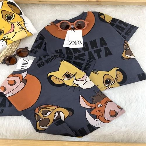 تیشرت تکی زارا سیمبا ترک کد 4620