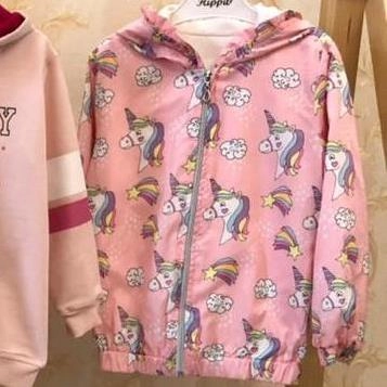 بارانی استردار صورتی تک شاخ دخترانه ترک کد 2568