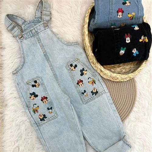 شلوار پیشبندی میکی و گوفی ترک زارا کد 5517