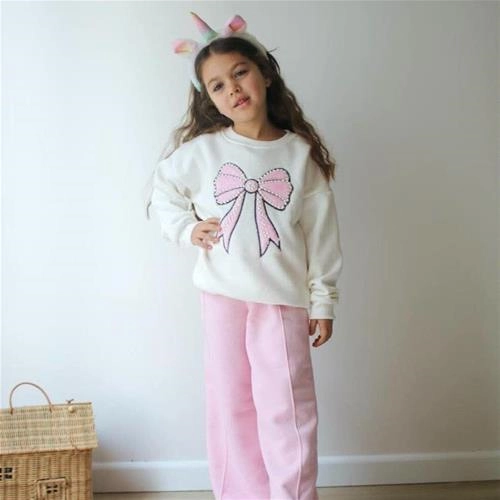 تکرار دوتیکه کرکدار پاپیون صورتی ترک  ترک کد 18411