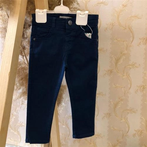 شلوار کتان سرمه ای پسرانه ترک کد 2435