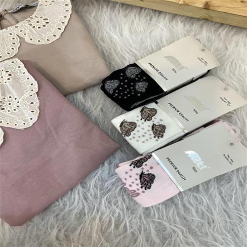 جوراب شلواری  پروانه ای 5-8سال  ترک کد 4283