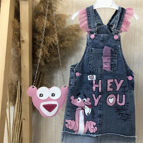 دوتیکه بیلر پلنگ صورتی و کیف ترک کد 4165