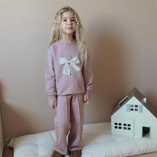 دوتیکه دور س شلوار  پاپیون ترک 5-14سال  کد 18834