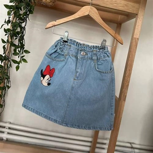 دامن جین پشت و رو طرحدار زارا ترک کد 5735