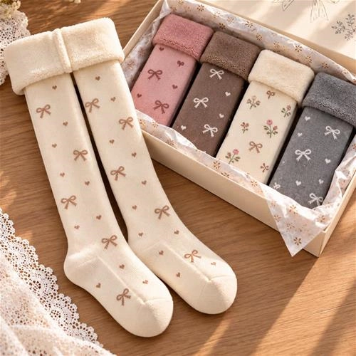 جوراب شلواری حوله ای   پاپیون ترک  کد 6257