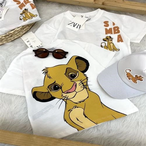 تیشرت تکی زارا سیمبا ترک کد 4620