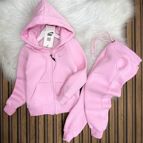 تکرار دوتیکه کرکدار سویشرت شلوار  نایکی ترک 2-16سال کد 18319