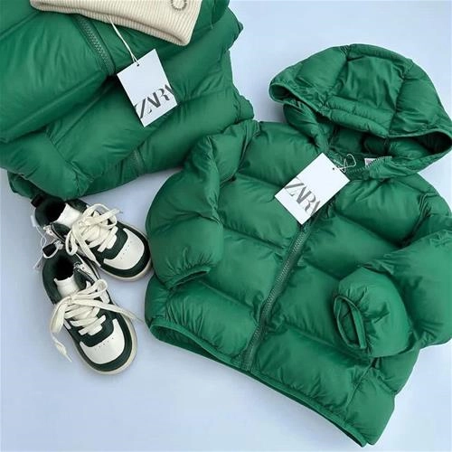 کاپشن سبز  ضخیم ترک کد 5354