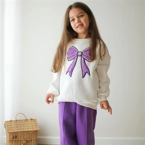 تکرار دوتیکه کرکدار پاپیون یاسی مرواریدی  ترک کد18538