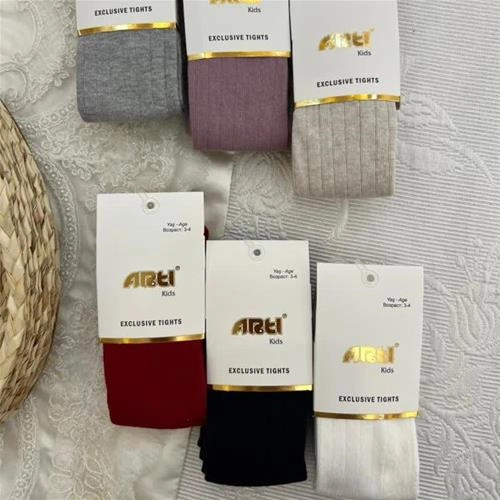 جوراب شلواری ساده دخترانه ترک کد 5461