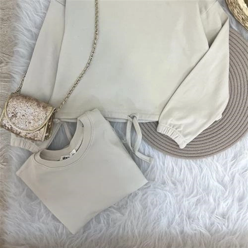 بلوز درجه یک ترک پایین گره ای 4-12سال کد 10378