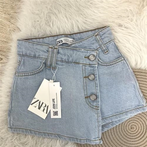 دامن شلوارکی جین زارا جدید ترک کد5-14سال  5792