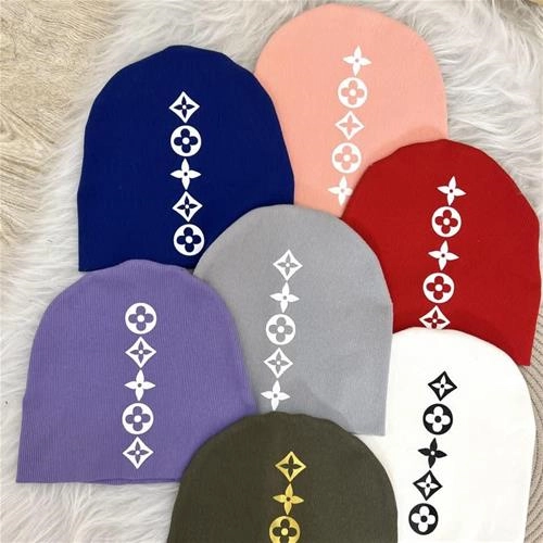 کلاه کبریتی دولایه طرح لویی ویتون فری سایز 2-8سال کد 111